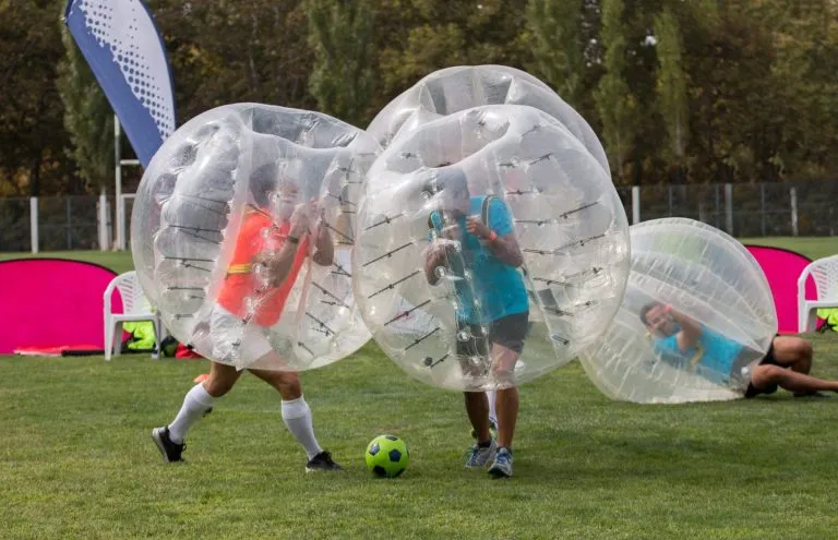 Bubble football game