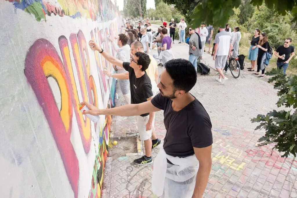 Atelier de graffiti à Berlin