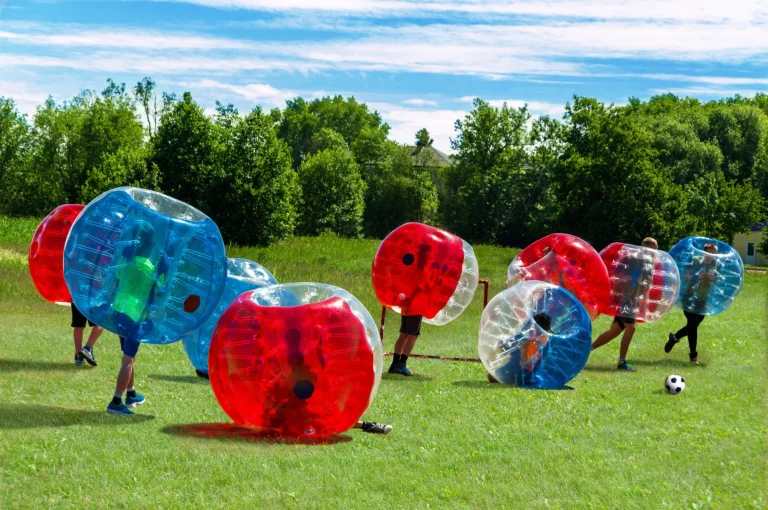 bubble football